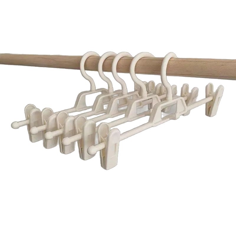 Five-piece invisible trouser clips for home use, pants and skirts storage, anti-slip pants drying Item Picture