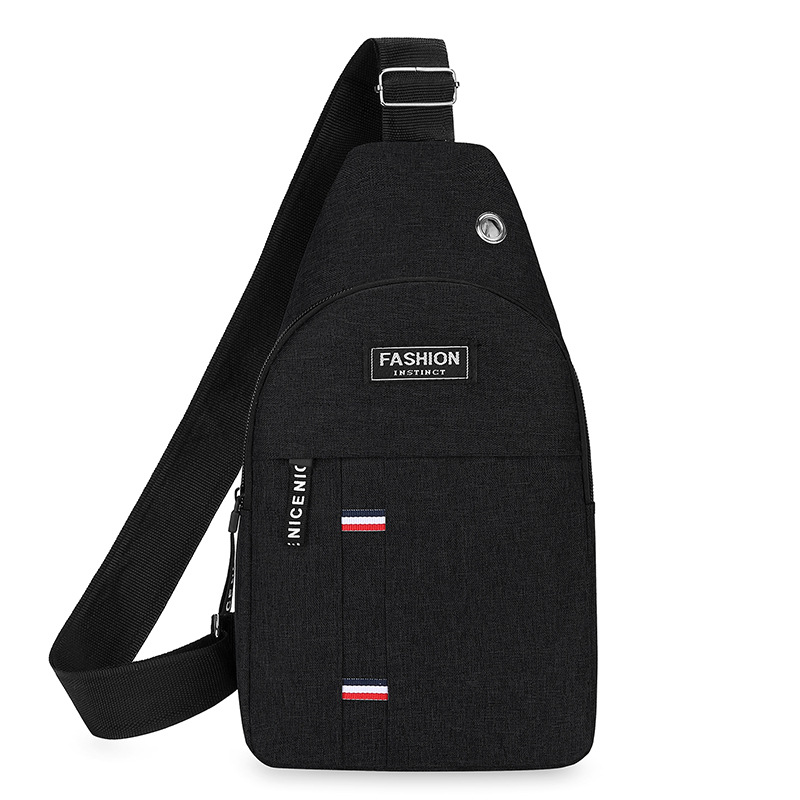 Cross-border men's chest bag, Oxford fabric multi-functional sports outdoor casual single-shoulder bag, three-layer crossbody bag, men's bag undefined