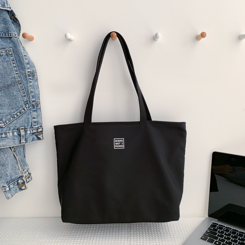 Large-capacity, simple women's bags, canvas handbags, large bags, trendy 2022 new style, elegant single-shoulder bags, tote bags undefined