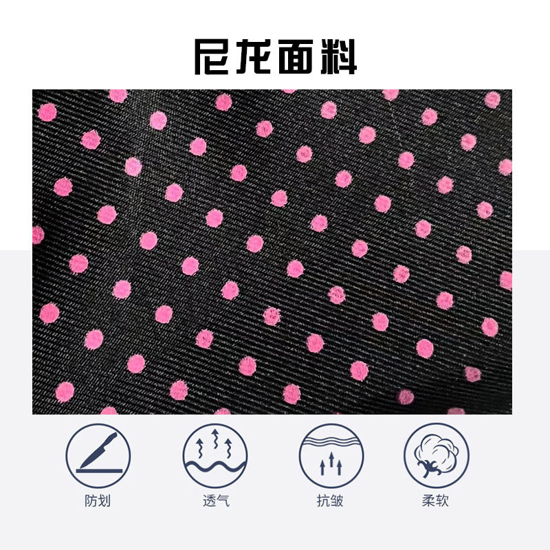 厂家批发老年人单肩包多层拉链点点斜跨包包女地摊新款中老年布包 Specification image