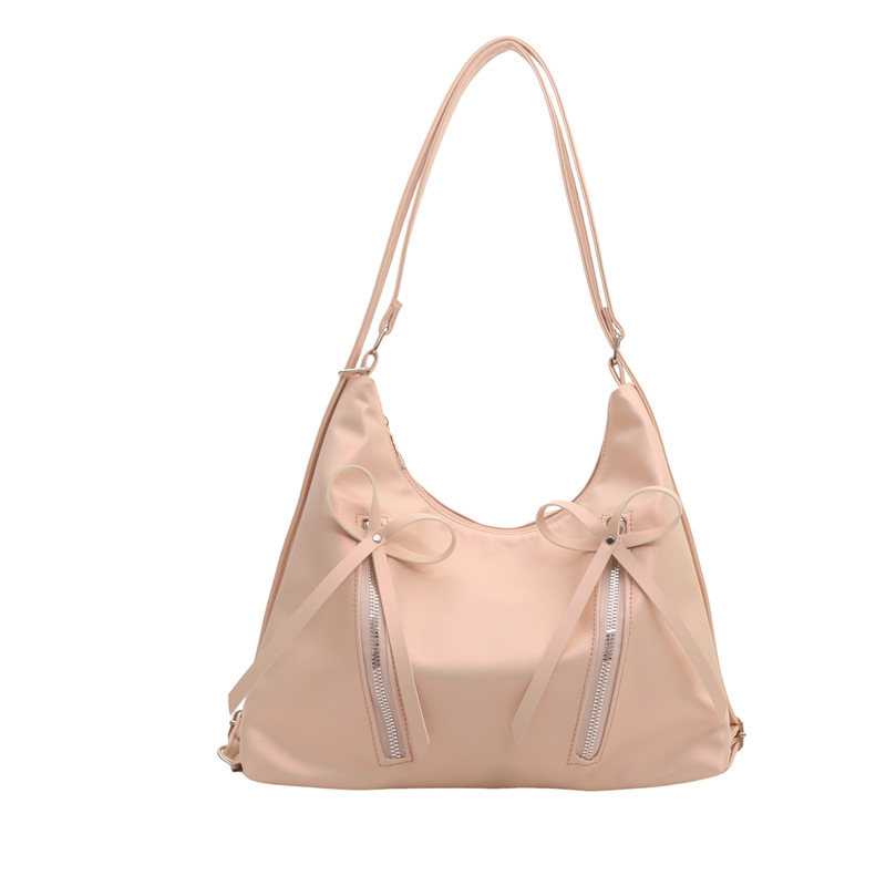 Korean large-capacity tote bag for women 2024 new style, fashionable, individual, simple and casual single-shoulder backpack, underarm bag Item Picture
