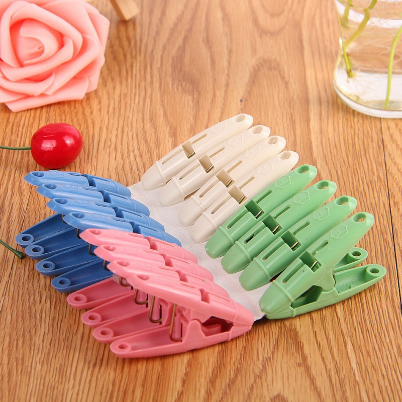 Windproof plastic small clips for towels, clothes, socks, underwear, hanging multiple clothes racks, drying quilts and sun-drying clothes clips undefined