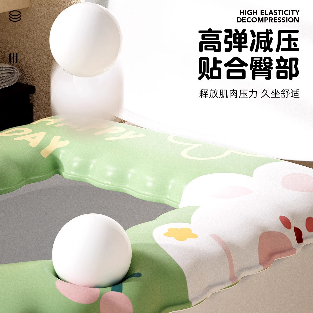 New waterproof seat cushion for all seasons, toilet seat cover and seat cushion Specification image