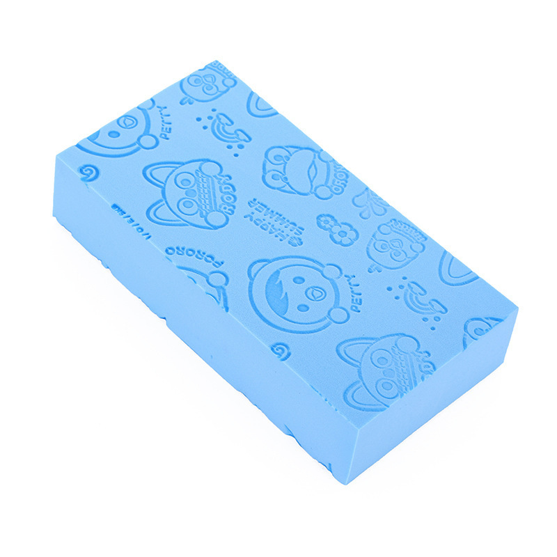 Bath sponge magic tool for infants and toddlers, cartoon double-sided bath cotton, baby care bath brush, scrubbing mud, bath towel Specification image
