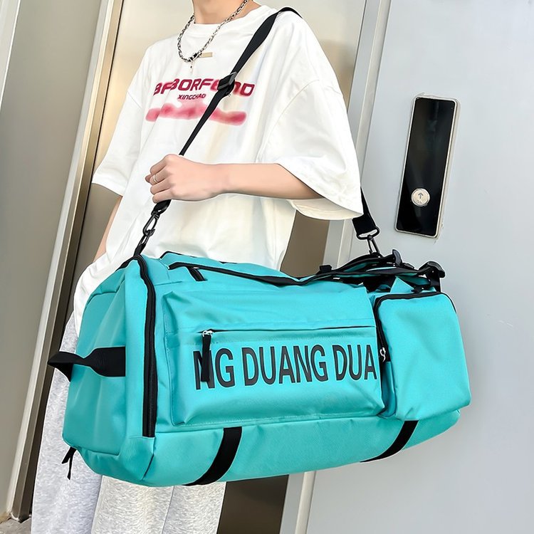 Men's large-capacity multi-functional backpack with dry and wet separation, travel luggage backpack Item Picture