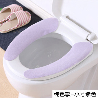 Washable toilet seat cover, universal adhesive toilet seat cover, warm thickened anti-static toilet seat cover Item Picture