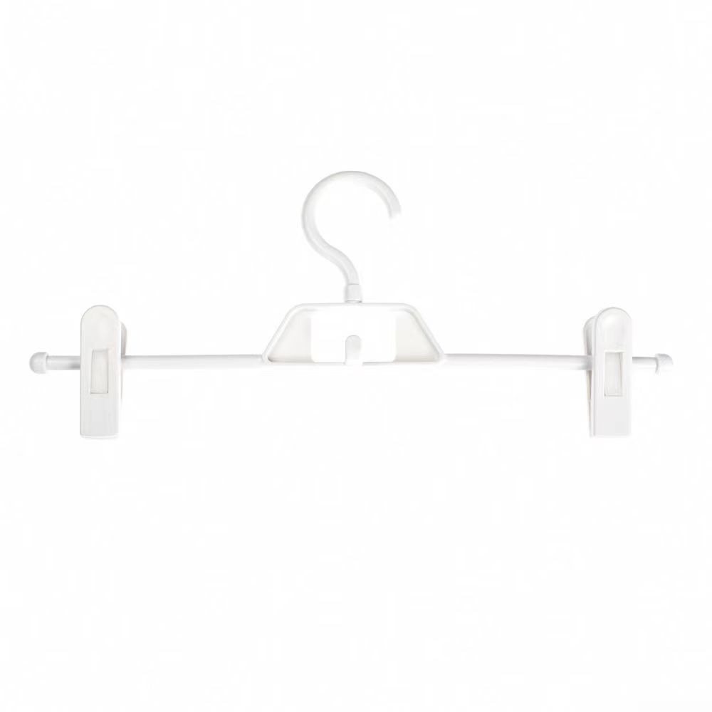 Seamless home trouser rack, trouser clip, plastic anti-slip belt clip, clothes hanger, skirt drying clip, multi-functional storage clip Item Picture