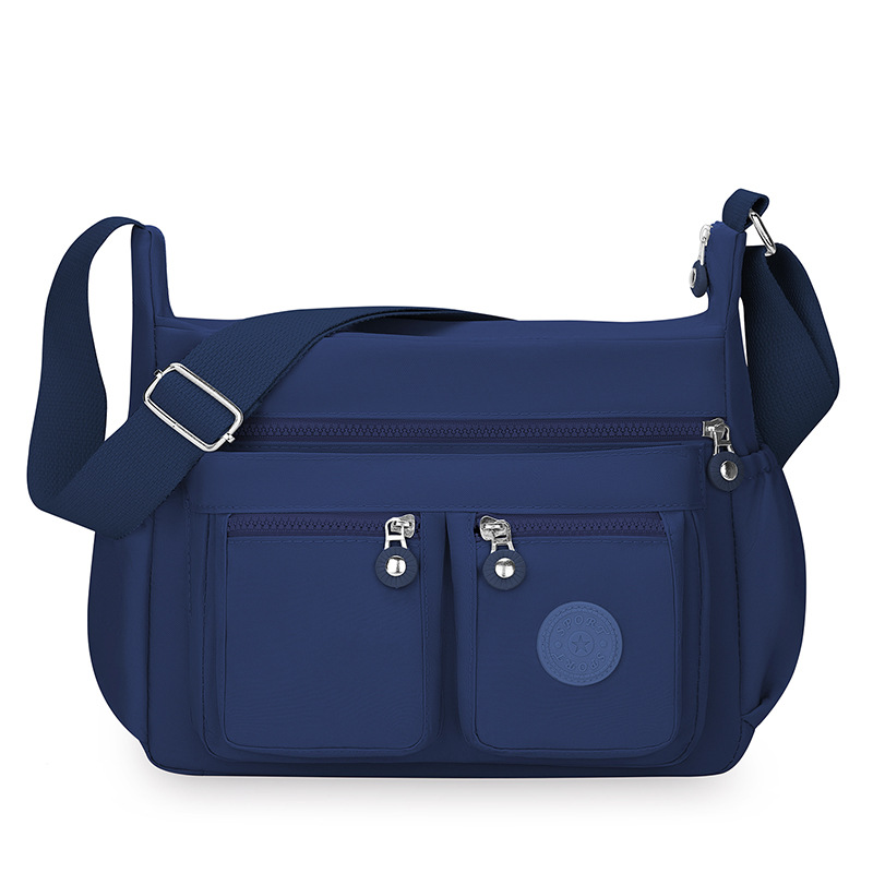 Wholesale of best-selling water-washed fabric women's bags, large-capacity multi-compartment crossbody bags for cross-border middle-aged and elderly mothers undefined