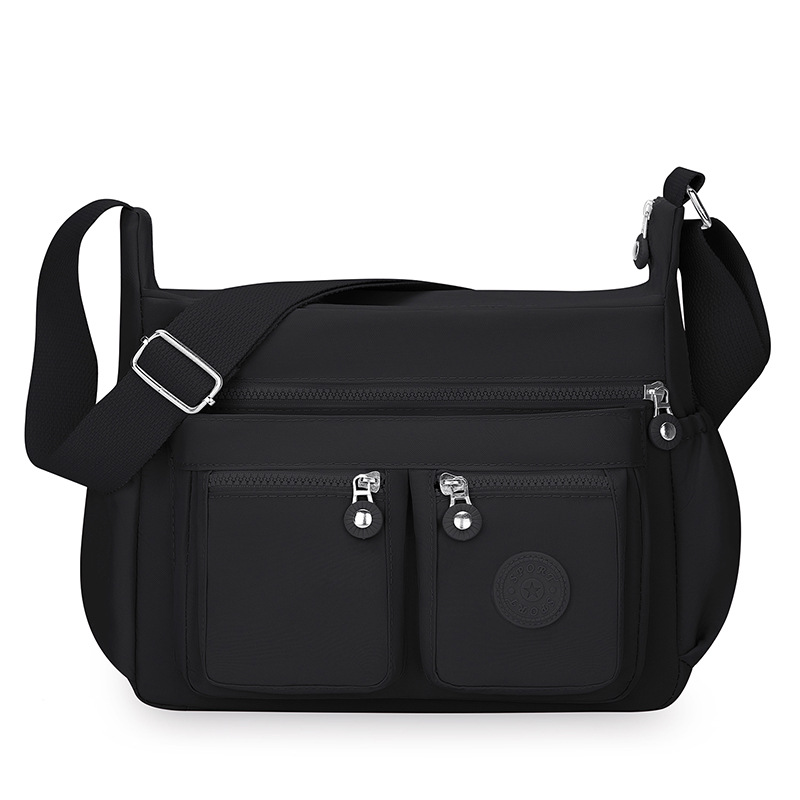 Wholesale of best-selling water-washed fabric women's bags, large-capacity multi-compartment crossbody bags for cross-border middle-aged and elderly mothers undefined