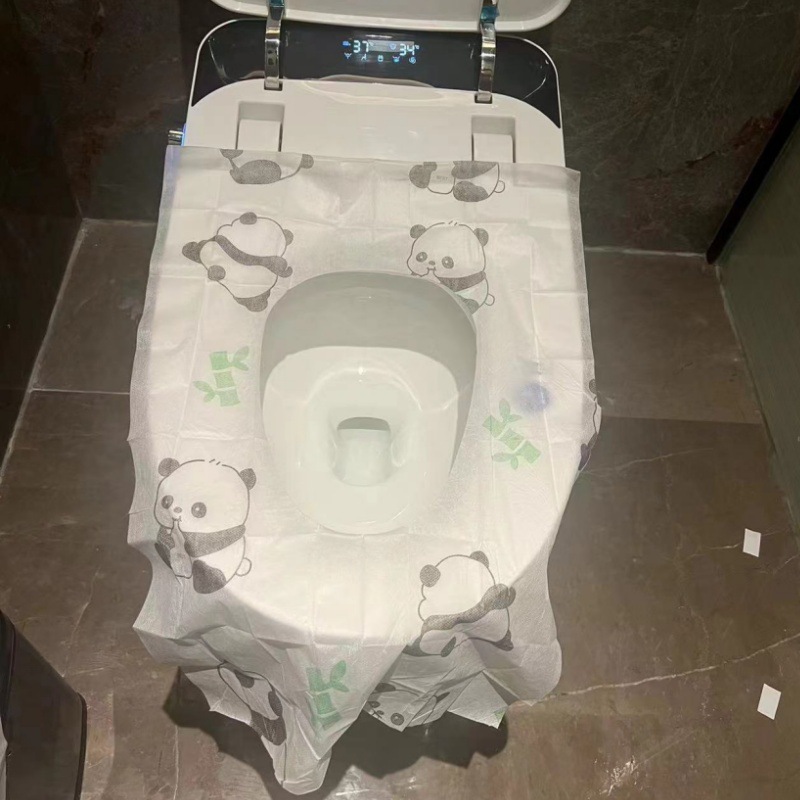 Disposable toilet seat cover, hotel home toilet seat cover, travel portable independent set, thickened waterproof toilet seat cover undefined