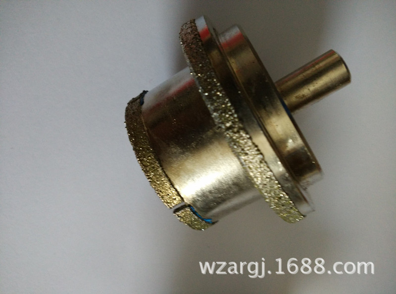 Marble sink hole opener, floor drain hole expander, diamond drill bit, special one-time hole drill for stone full image