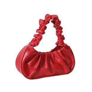 "Bag Girl 2022 New Korean-style single-shoulder dumpling bag, French bag, fashionable cloud bag, pleated hand-held armpit bag. undefined