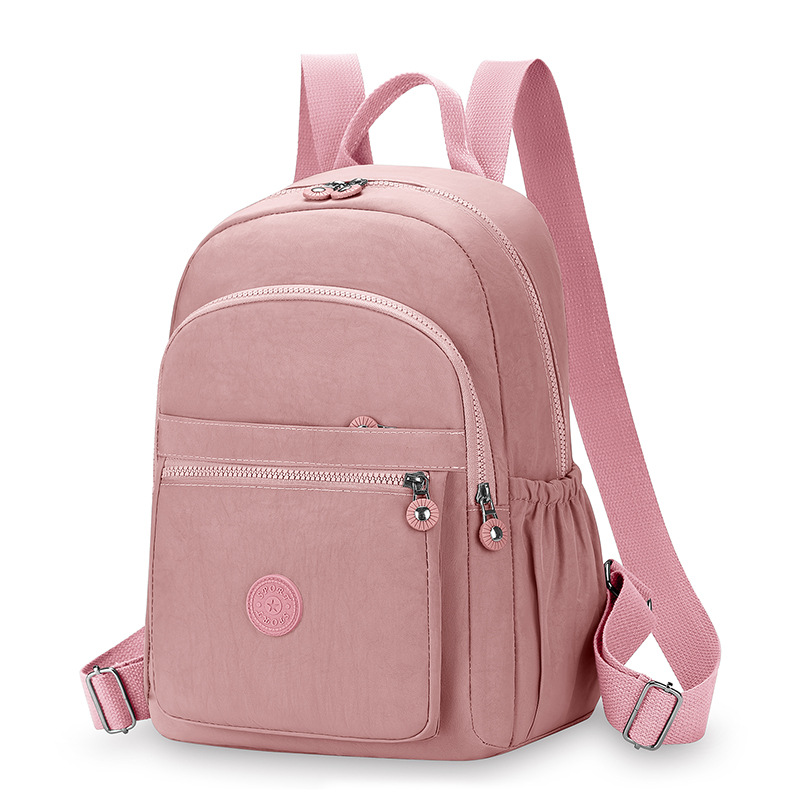 Wholesale of cross-border water-washed fabric backpacks, retro and simple backpacks, large-capacity casual travel bags, and foreign trade school bags undefined