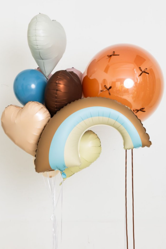 Party atmosphere decoration supplies: Aluminum film balloon set, party latex balloon, Korean version fresh set. The price of aluminum film balloons can be negotiated in detail detail image 2