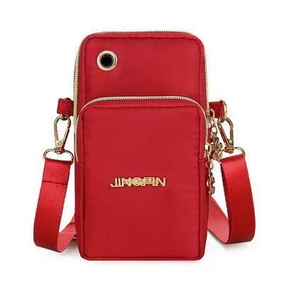 Oxford Cloth mobile phone bag, mini square bag for women, fashionable and versatile, single-shoulder crossbody bag, coin purse, direct supply from the manufacturer undefined