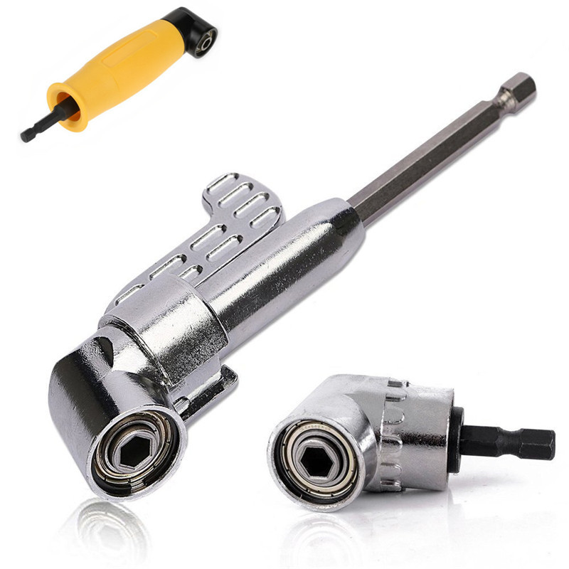 Screwdriver, turning screwdriver, electric drill, 90-degree turning, electric turning Angle, universal right-angle sleeve, extension rod full image