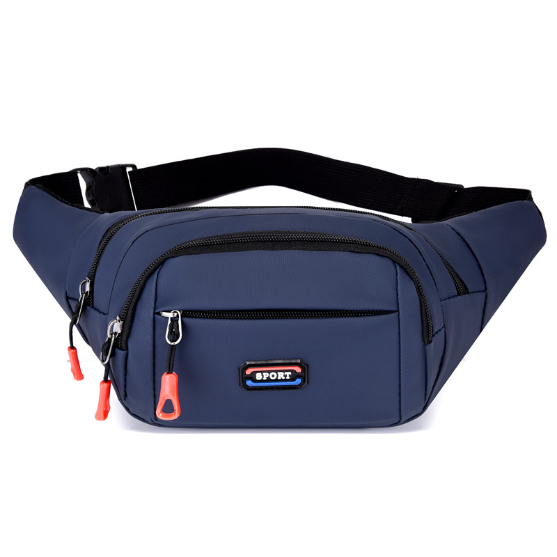 Men's and women's multi-functional large-capacity waterproof waist bag, business money collection storage bag, construction site work mobile phone bag, chest bag details Picture