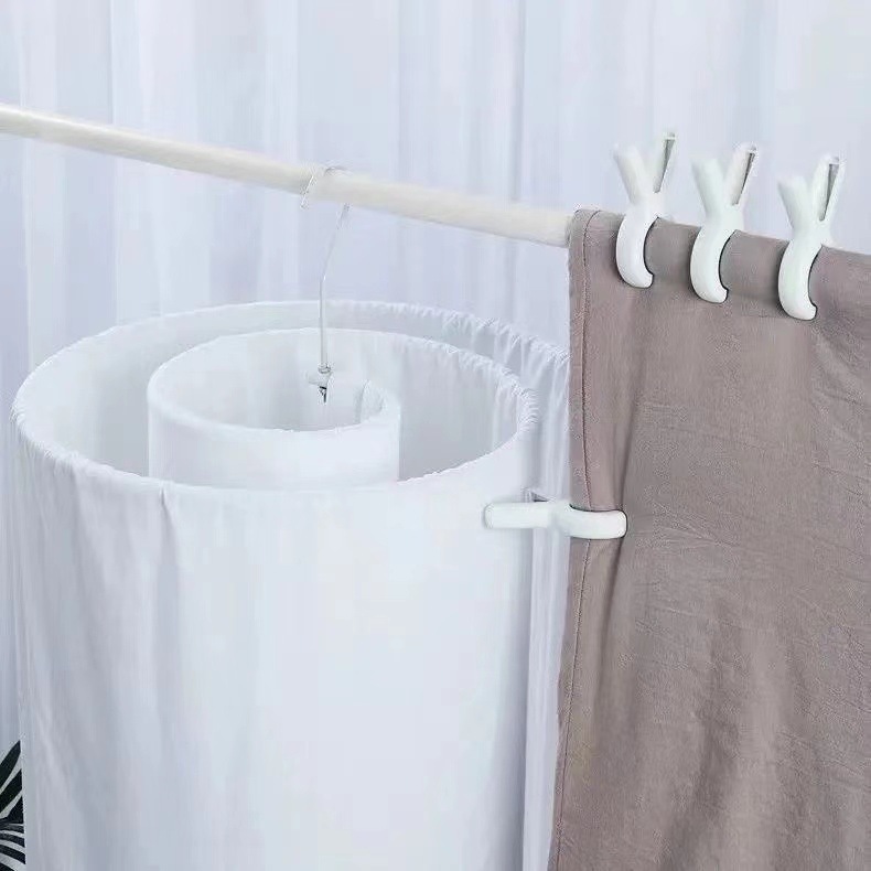 Windproof clips, clothes drying clips, large plastic clips for drying quilts, seamless bed sheet drying, fixed clothes drying, anti-slip details Picture