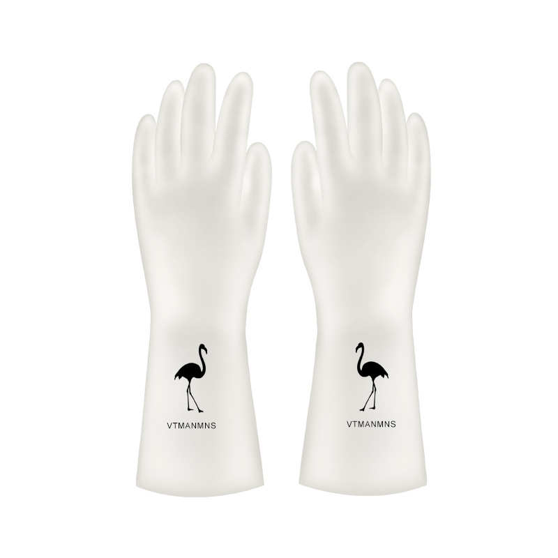 Laundry and dishwashing gloves for women, kitchen, household chores. Rubber waterproof, durable, clean, thick, wear-resistant, anti-slip and hygienic undefined