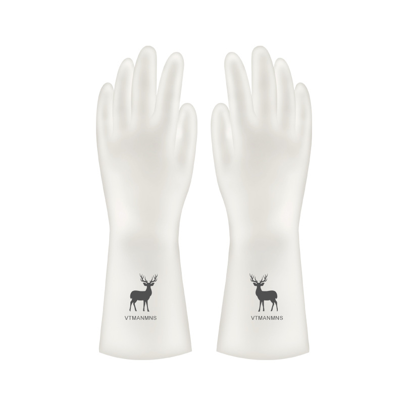 Laundry and dishwashing gloves for women, kitchen, household chores. Rubber waterproof, durable, clean, thick, wear-resistant, anti-slip and hygienic undefined