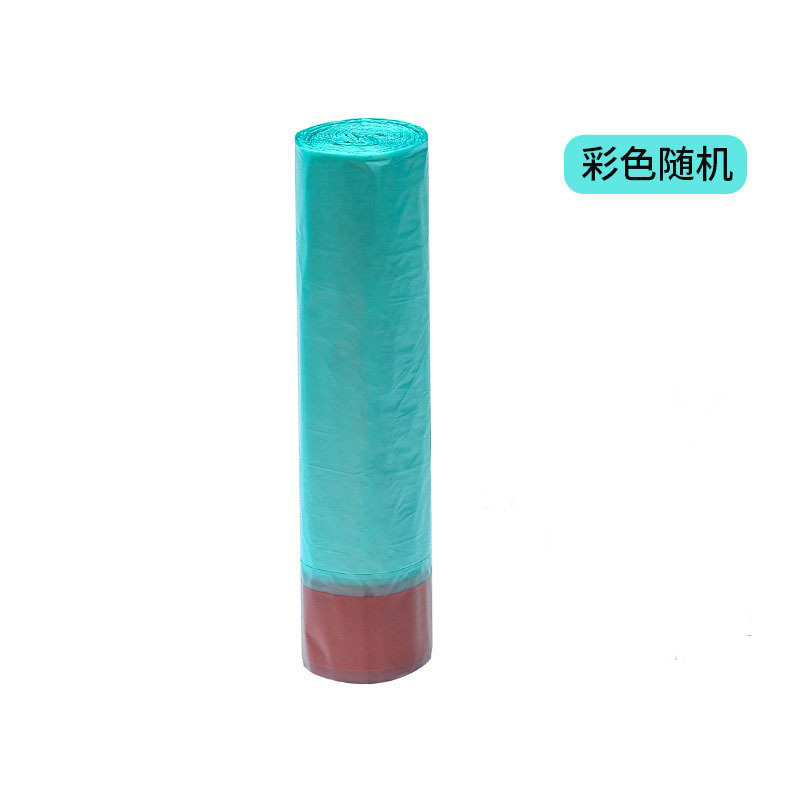 抽绳加厚垃圾袋抽绳式家用清洁袋手提收口黑色塑料袋厨房宿舍袋子详情图15