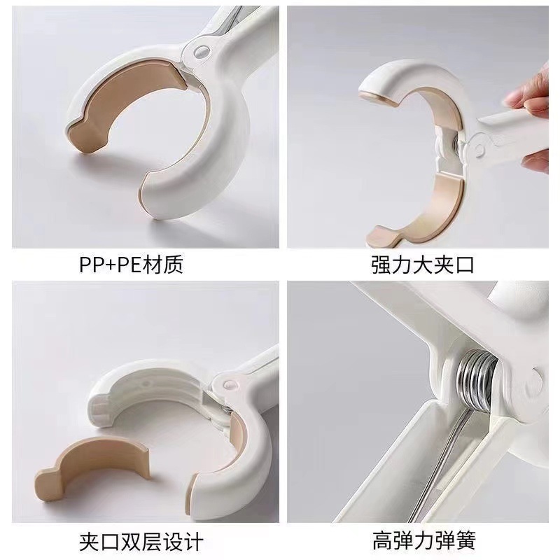 Windproof clips, clothes drying clips, large plastic clips for drying quilts, seamless bed sheet drying, fixed clothes drying, anti-slip Application Scenario