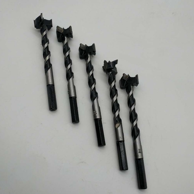 Hexagonal handle extended 18mm woodworking alloy hole opener, door lock cat's eye, high-speed steel plastic circular drilling bit Specification image
