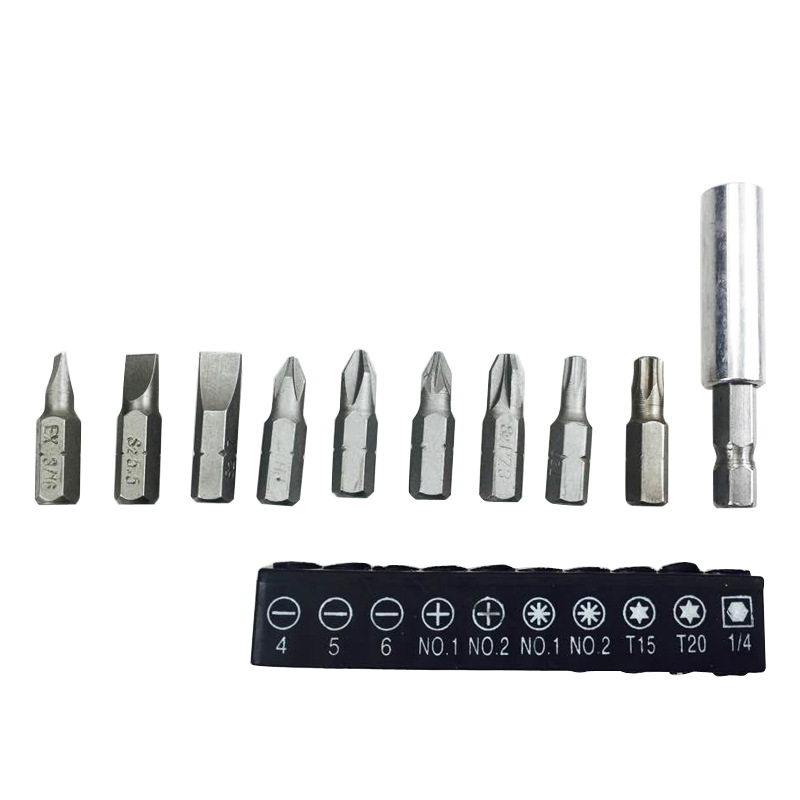 10PC screwdriver set, electric, pneumatic, flat-head, cross-head, plum blossom, cross-head screwdriver, CRV material Application Scenario