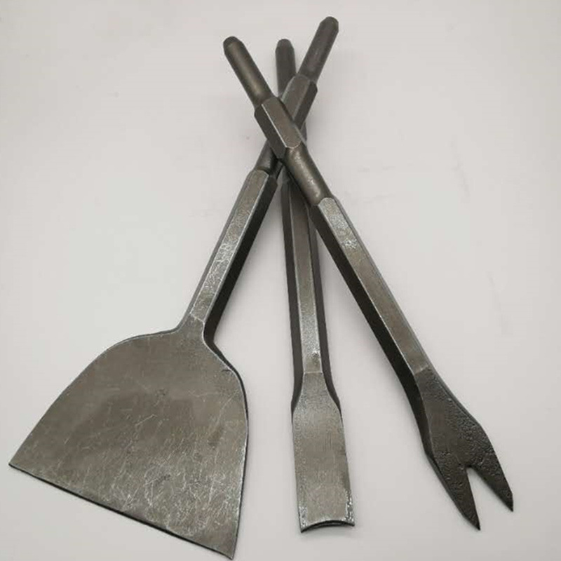 Copper chisel, old motor chisel, copper wire chisel, V-shaped fork chisel, screw thickening chisel, electric thin and wide chisel details Picture