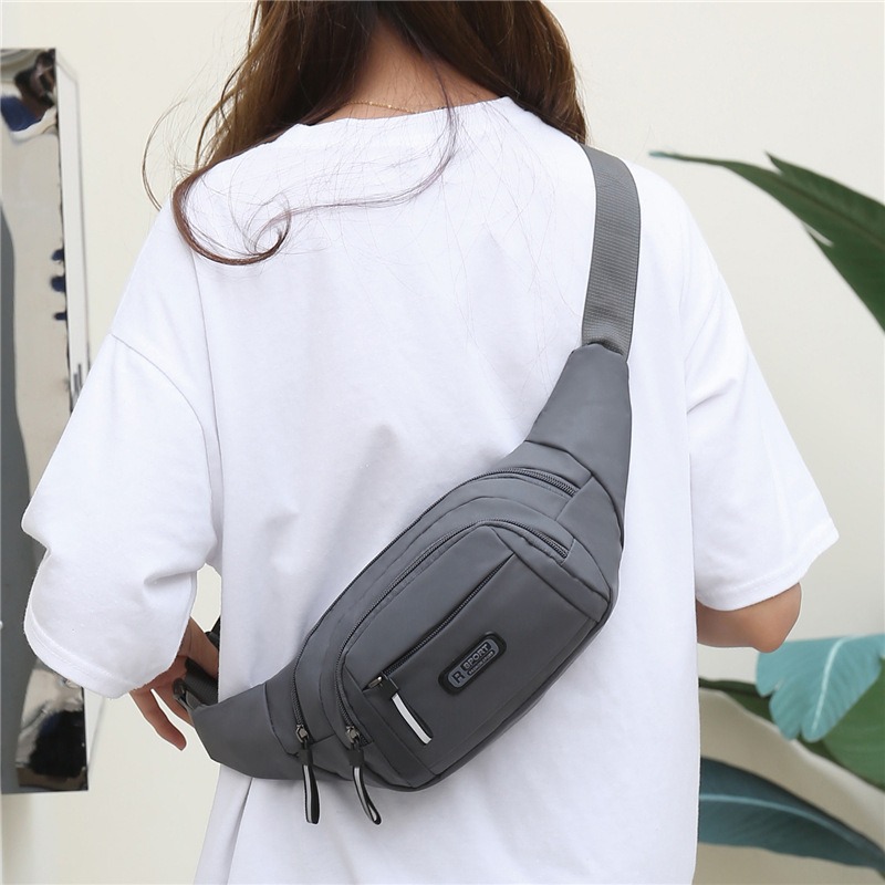 New multi-functional waist bags for men and women, casual outdoor sports mobile phone waist bags, large-capacity cash register and money collection waist bags wholesale Application Scenario