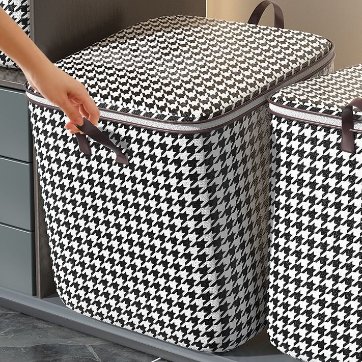 Thousand-bird grid storage bags, quilt and clothing sorting and storage baskets, portable moving storage and sorting bags, toy storage bags details Picture