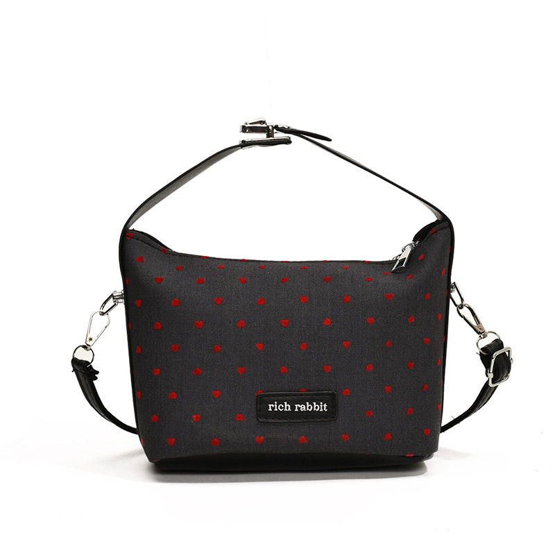 A trendy and versatile pea bag for women, a new Korean style fashionable color-blocking bow single-shoulder bag for commuting crossbody undefined