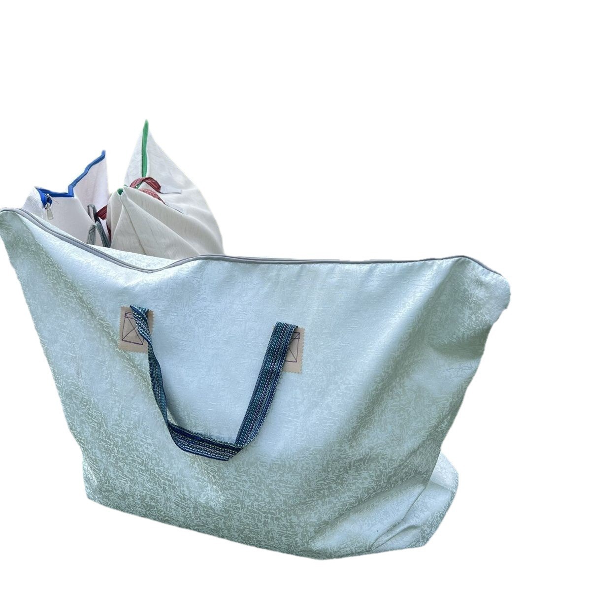 Quilt luggage storage bag, student-specific luggage bag, household back-to-school quilt bag, large capacity, waterproof and moisture-proof Item Picture