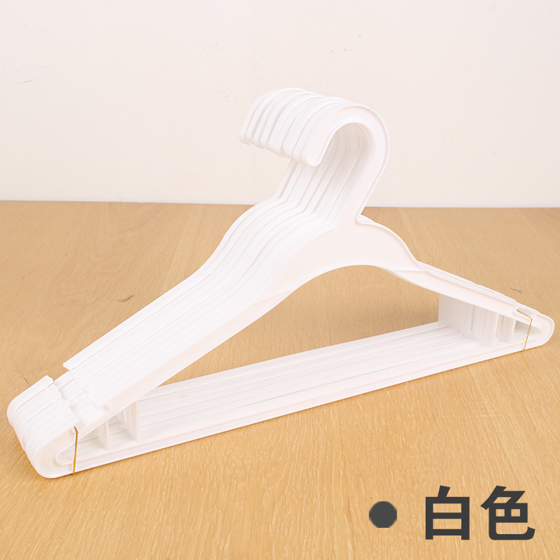 Thickened disposable clothes hanger, plastic dry cleaning store special, thickened clothing store traceless hanging clothes hanger, anti-slip household clothes hanger undefined
