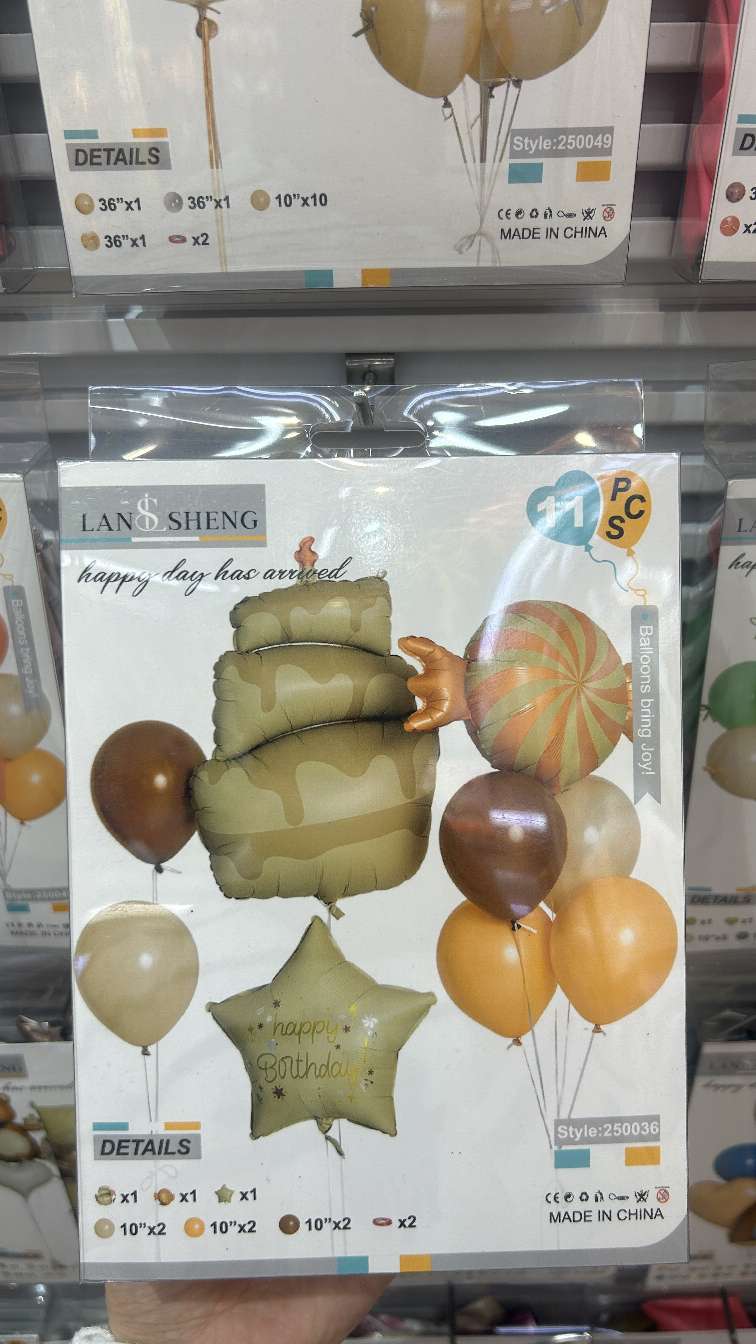 Party atmosphere decoration supplies: Aluminum film balloon set, party latex balloon, Korean version fresh set. The price of aluminum film balloons can be negotiated in detail detail image 5