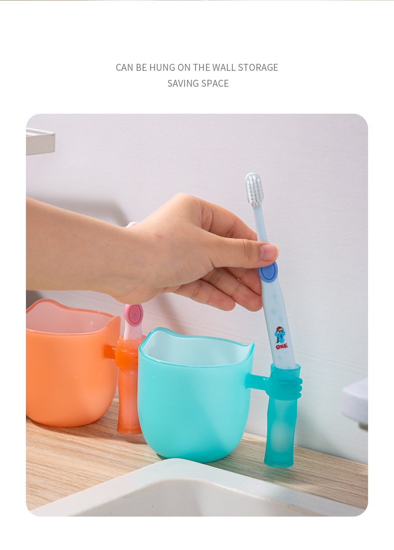 [CL] 25Q4#6130 miao zhu bicolor taza para niños (340ml) rojo + verde + azul + púrpura mezclado pic 12