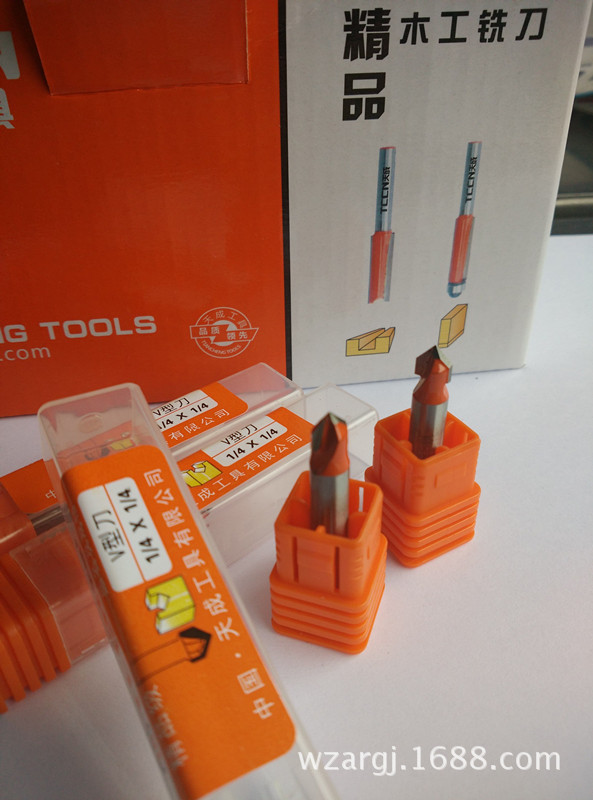 Tiancheng V-shaped cutting tools, industrial grade milling cutters, double-edge milling cutter series, premium grade full image