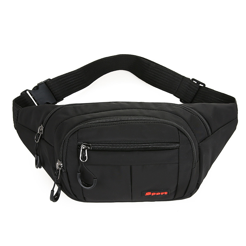 New waterproof waist bag, men's trendy single-shoulder crossbody bag, lightweight and sporty chest bag, women's stall supply Item Picture