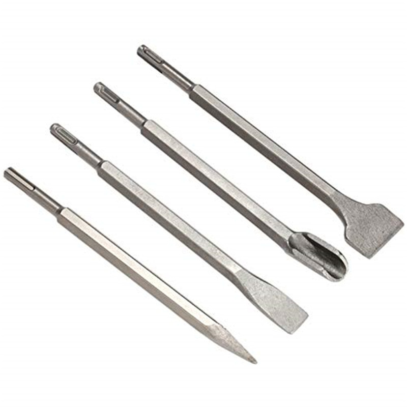 Anrui Factory directly sells electric hammers, electric pickaxes, pointed chisels, flat chisels, steel chisels, pickaxe chisels, special square handle round handle chisels, pointed flat chisels Specification image