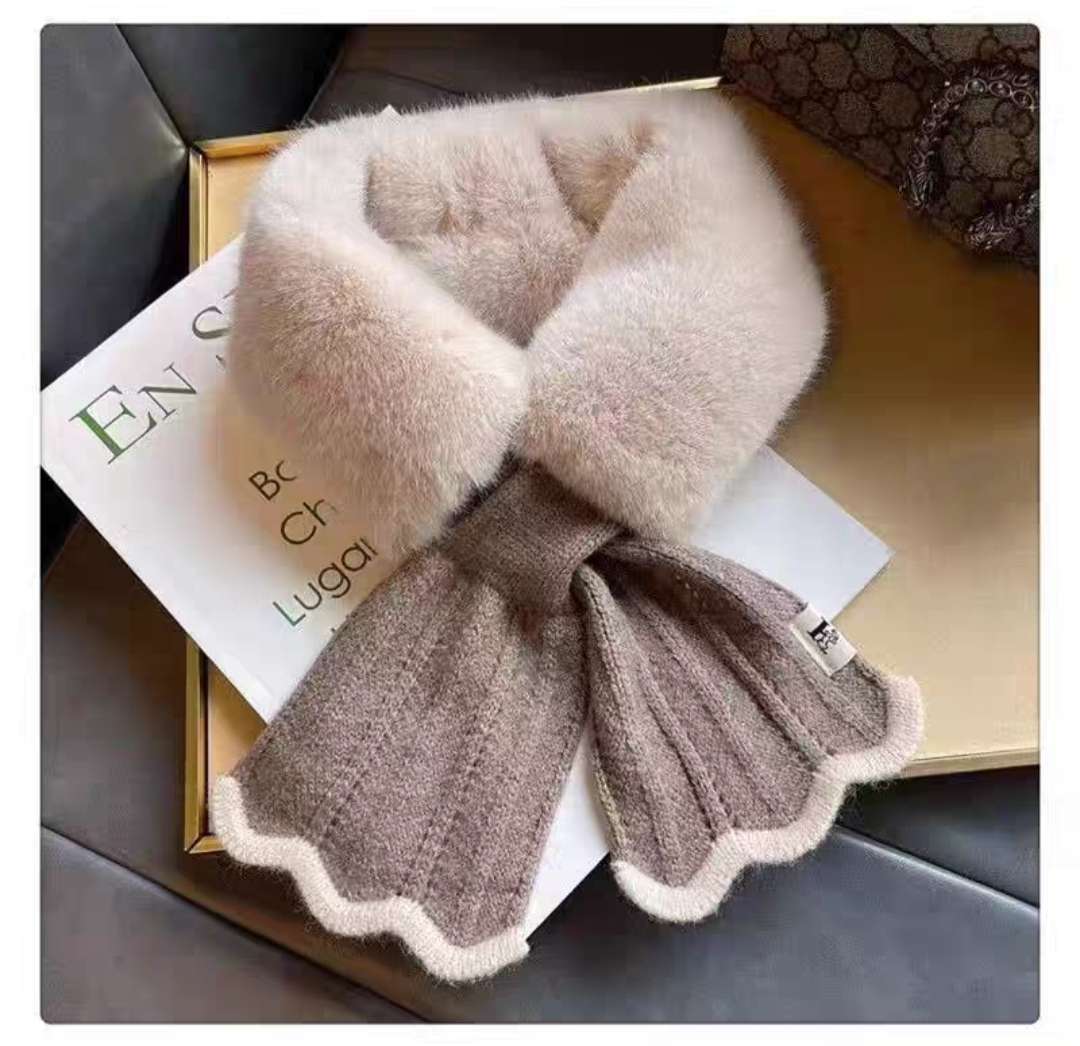 Women's scarves, trendy European and American style shawls, autumn and winter discount promotion season, versatile and casual coat wholesale 9834 Specification image