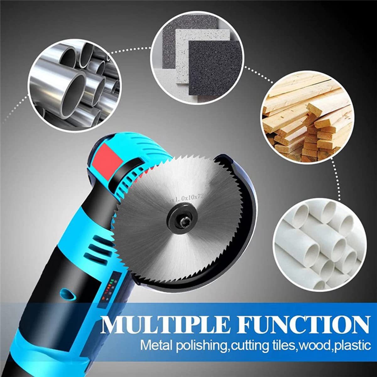 Mini 3-inch Angle grinder saw blade cutting blade 75mm saw blade tile wood metal grinding wheel grinding blade 10mm inner hole details Picture