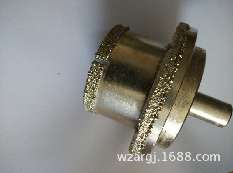 Marble sink hole opener, floor drain hole expander, diamond drill bit, special one-time hole drill for stone details Picture