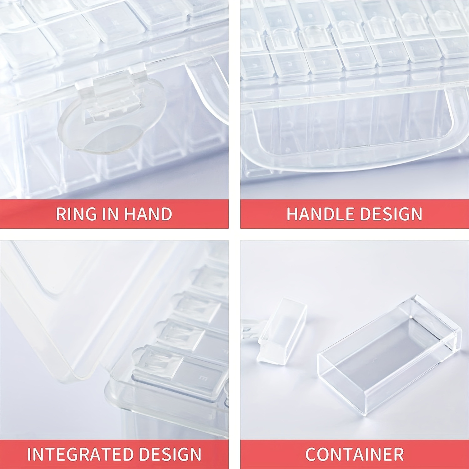 64-compartment special tool dust-proof storage box, rice bead storage box, handcrafted diamond painting tool accessories, plastic box Application Scenario
