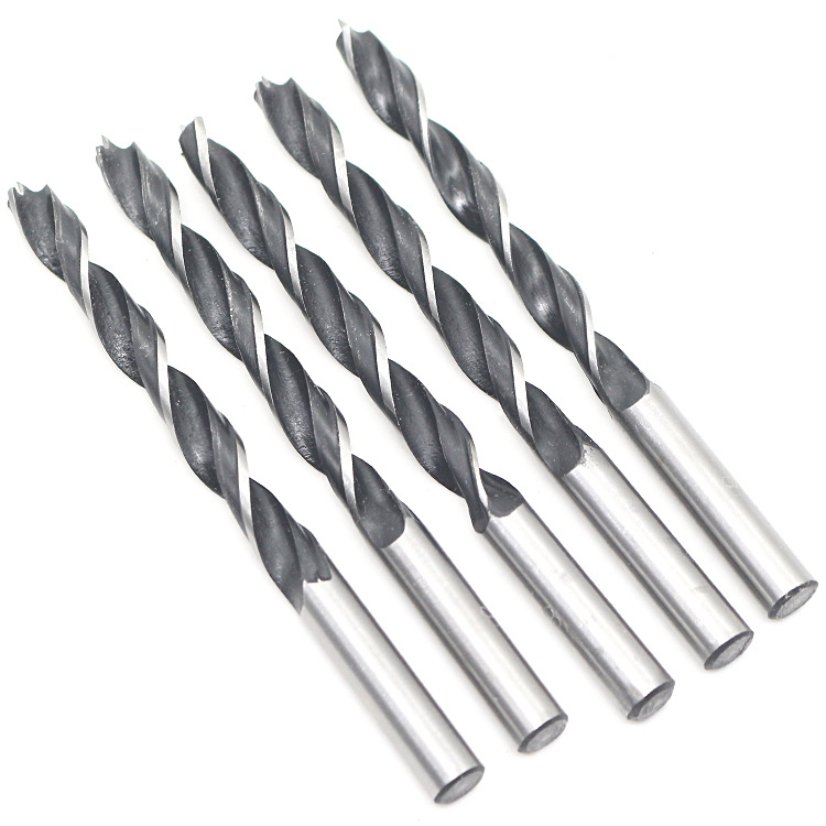 Woodworking triangular drill bit, three-pointed drill, centering reaming drill, woodworking hole opener, twist drill, conical handle three-pointed woodworking drill bit Application Scenario