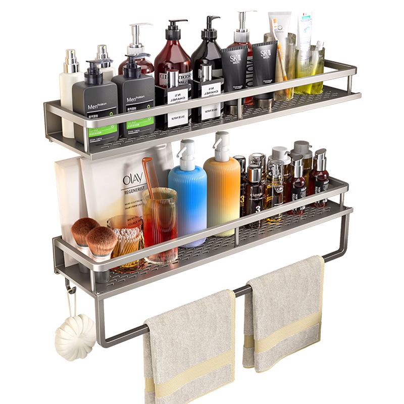 Bathroom washbasin, no need for drilling, bathroom wall-mounted storage rack, washroom, balcony, toilet, wall storage rack Item Picture