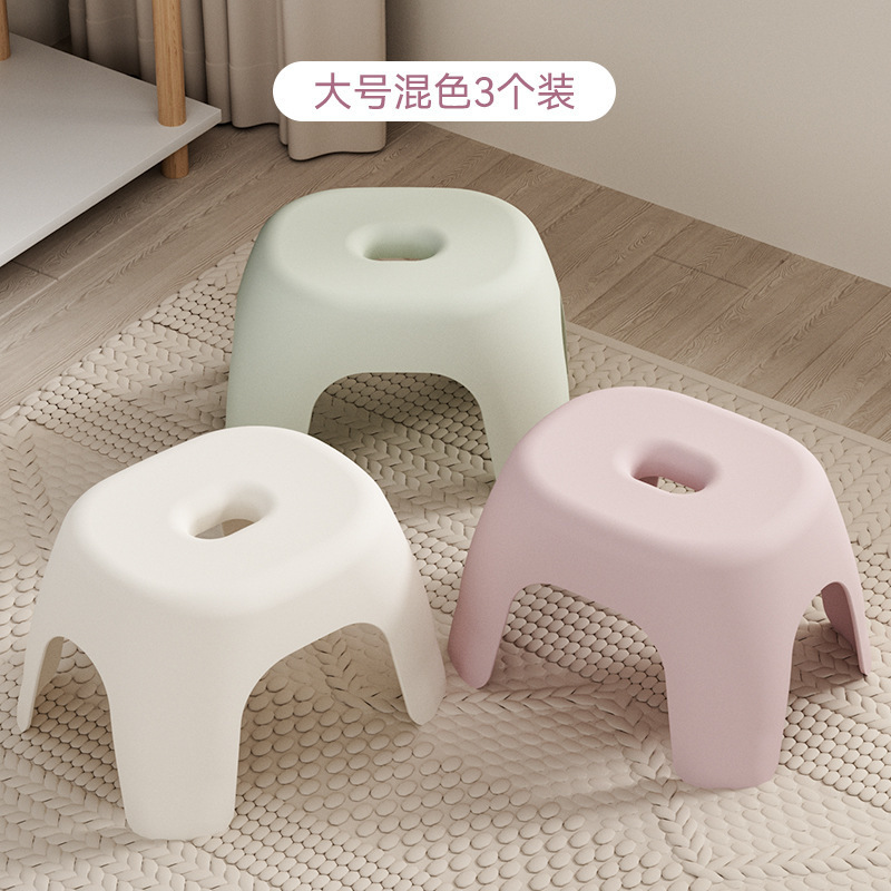 小凳子家用结实耐用可叠放换鞋凳门口可坐浴室马桶脚凳儿童小矮凳详情图13