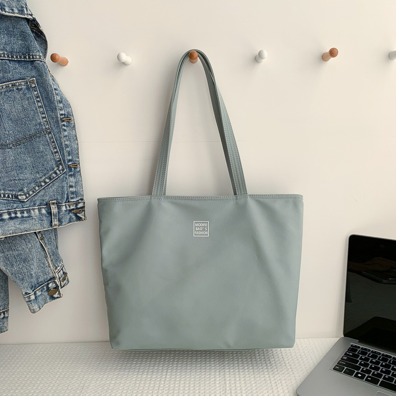 Large-capacity, simple women's bags, canvas handbags, large bags, trendy 2022 new style, elegant single-shoulder bags, tote bags undefined