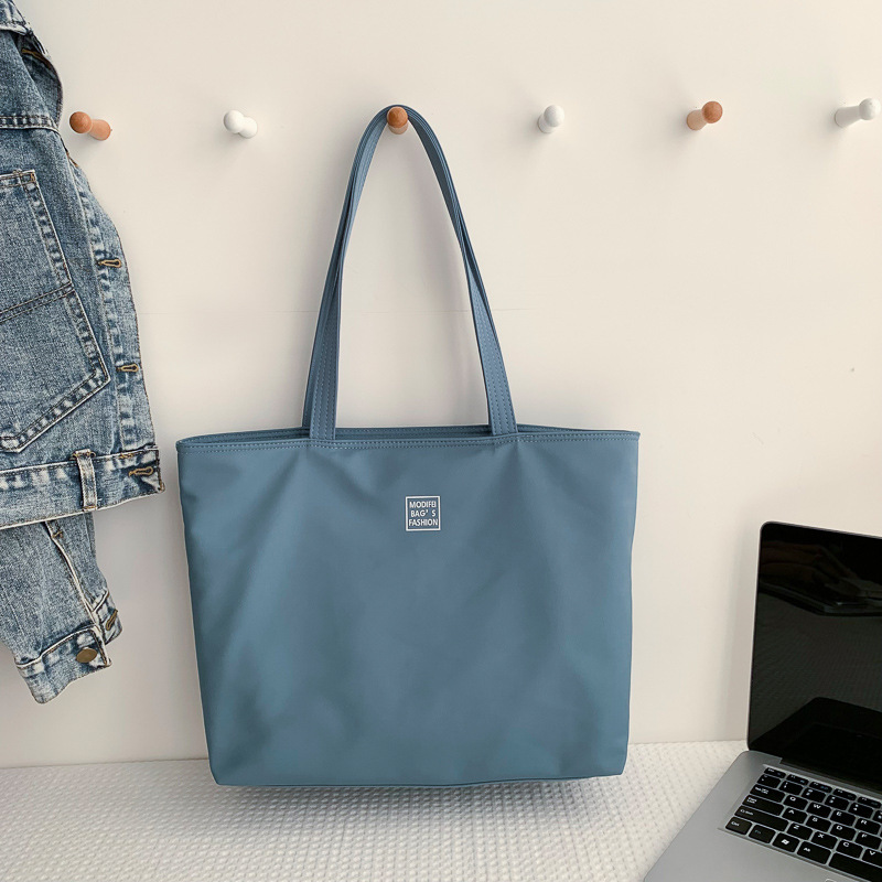 Large-capacity, simple women's bags, canvas handbags, large bags, trendy 2022 new style, elegant single-shoulder bags, tote bags undefined