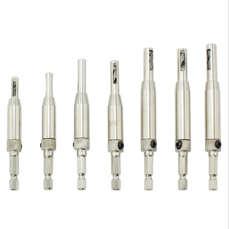 Professional door and window hinges, positioning hole openers, woodworking drill bits, reaming drill bits, hole opening hardware tools Item Picture