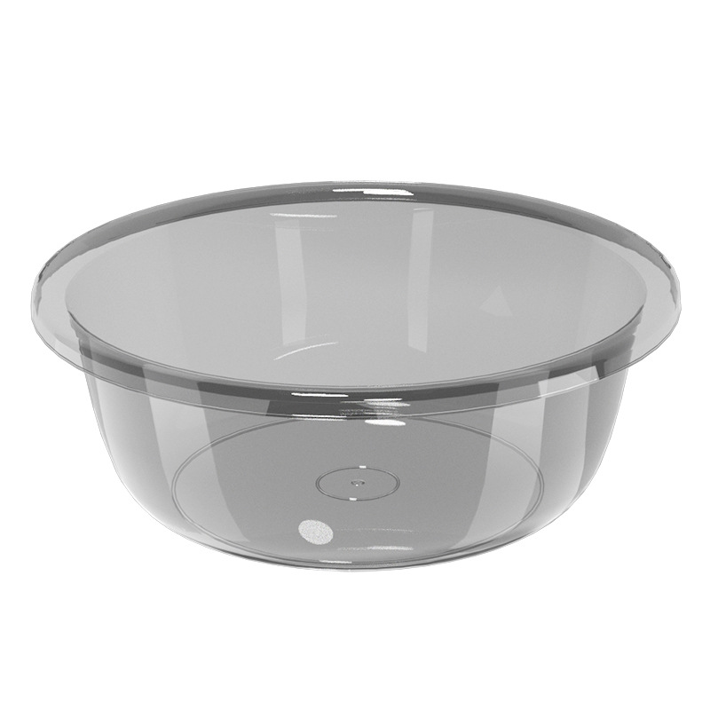 New enlarged and thickened transparent washbasin, plastic basin, student dormitory bathroom, baby washing vegetables and feet, household basin undefined